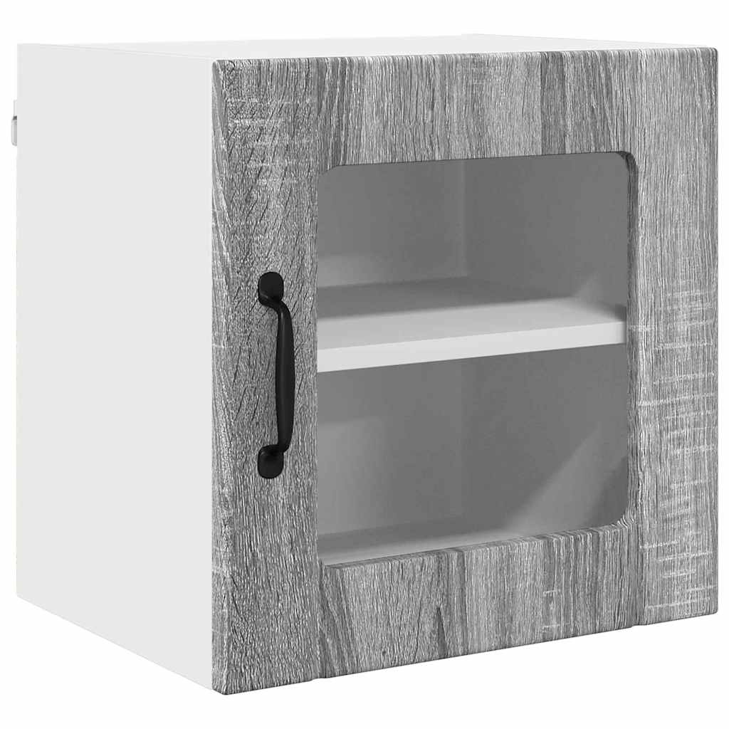 Küchenhängeschrank 2 pcs Graues Sonoma 40 x 31 x 40 cm
